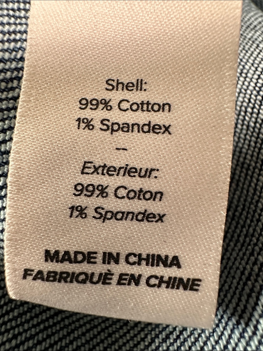 cinq a sept Denim Label Tag on Dark Blue Fabric - Picture 6 of 6